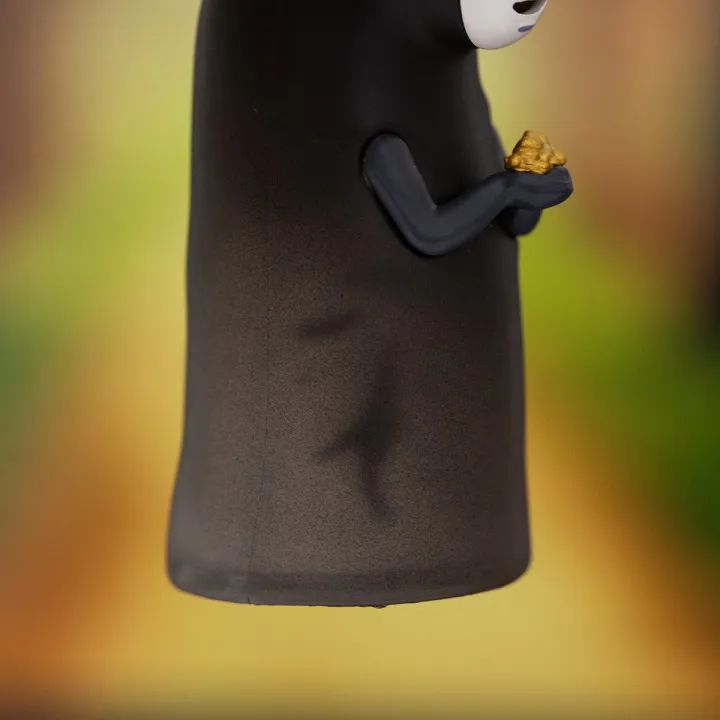 3D Keychains No Face with gold dust - Spirited Away